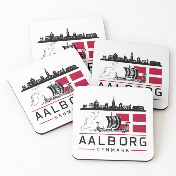 Item preview, Aalborg City Skyline and Viking Ship designed and sold by Aise06.