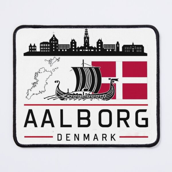 Item preview, Aalborg City Skyline and Viking Ship designed and sold by Aise06.