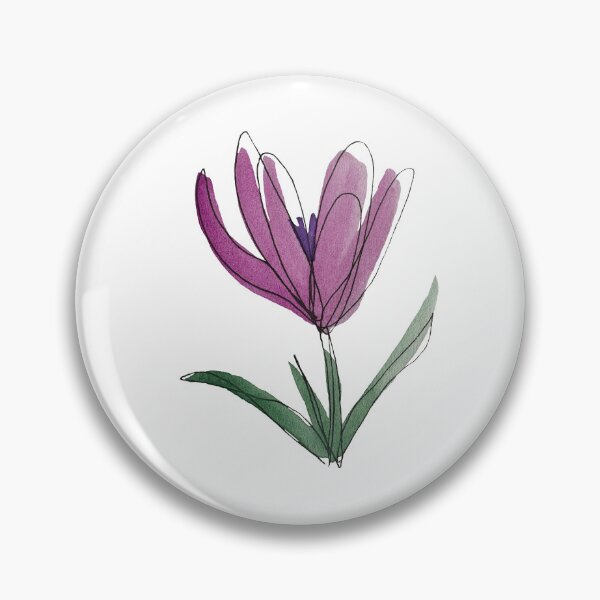 Item preview, Purple Watercolour Crocus #2 designed and sold by PaintingPositives.