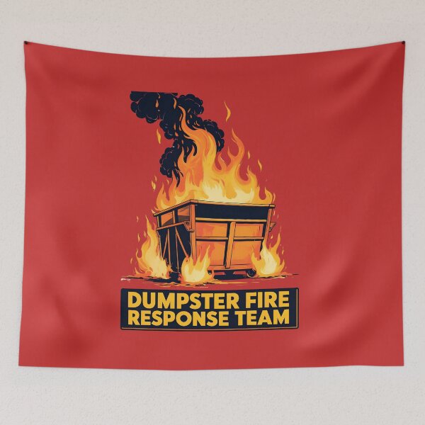 Item preview, Dumpster Fire Response Team designed and sold by StudioRedKoala.