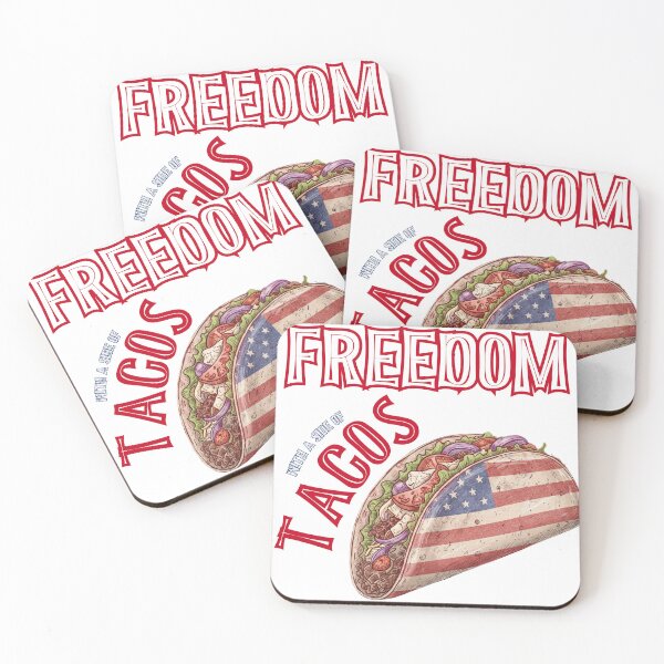 Item preview, Freedom with a Side of Tacos Tee Design designed and sold by ScissortailOKC.