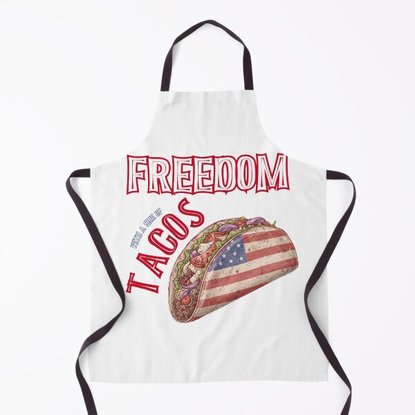 Item preview, Freedom with a Side of Tacos Tee Design designed and sold by ScissortailOKC.
