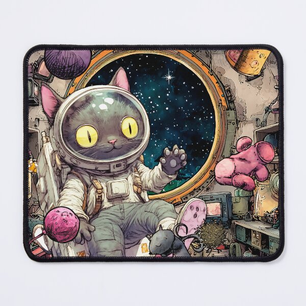Item preview, Feline Space Program designed and sold by Aaron Kocevar.