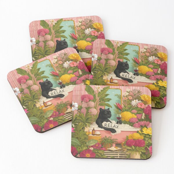 Item preview, RELAX GARDEN BLACK CAT designed and sold by La Loca.