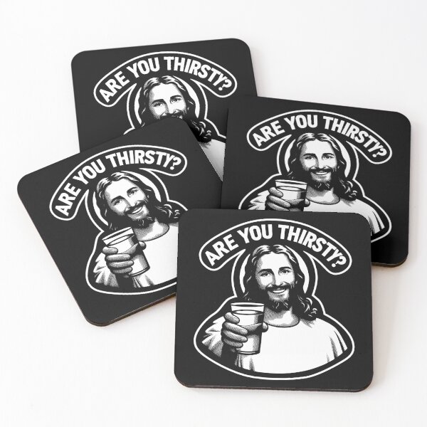 Item preview, John 7:37 Let Anyone Who Is Thirsty Come To Me And Drink designed and sold by plushism.