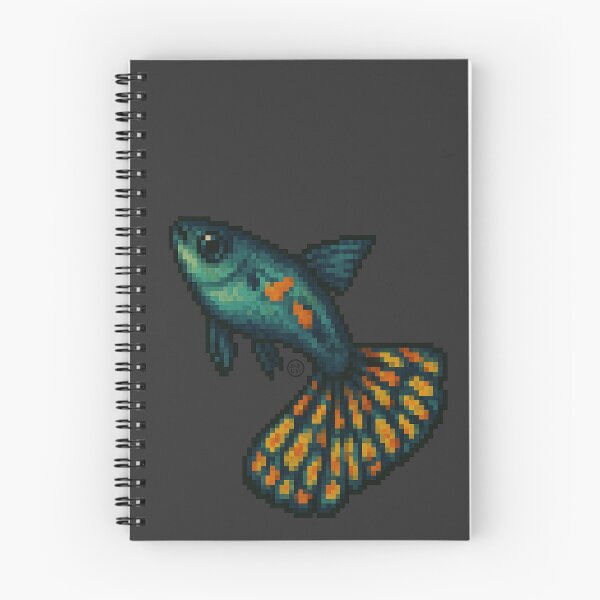 Item preview, Guppy Fish - Pixel Art - 8bit graphics 16bit graphics - Retro Fish Art - Mosaic Guppy designed and sold by Kabuji Store.