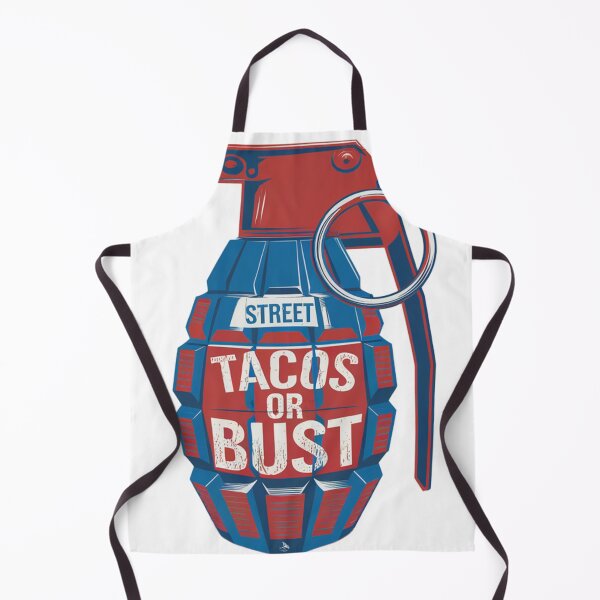 Item preview, Street Tacos or Bust – Patriotic Grenade Taco Design designed and sold by ScissortailOKC.