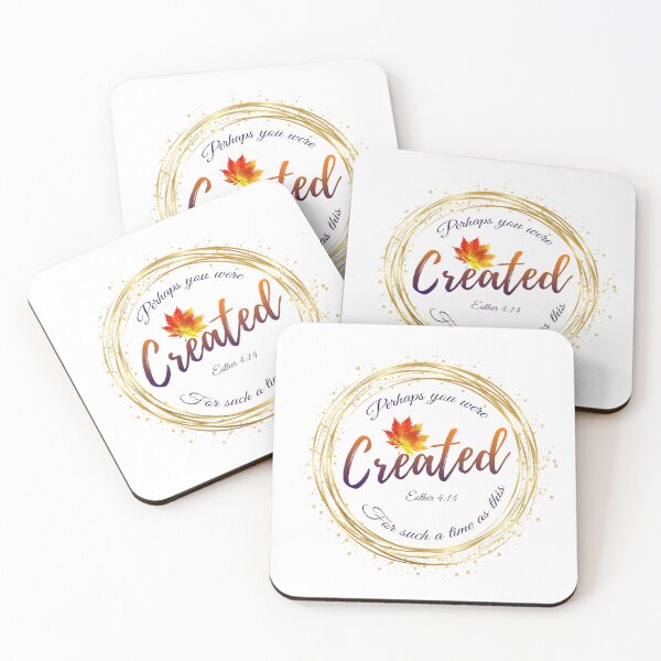 Item preview, Created For Such A Time As This - Ester 4:14 | Christian Bible Verse designed and sold by JirehKollezion.