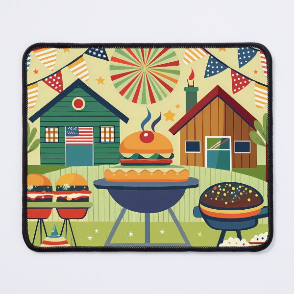 Item preview, Patriotic Backyard BBQ Celebration designed and sold by ART ATTACK ZONE.