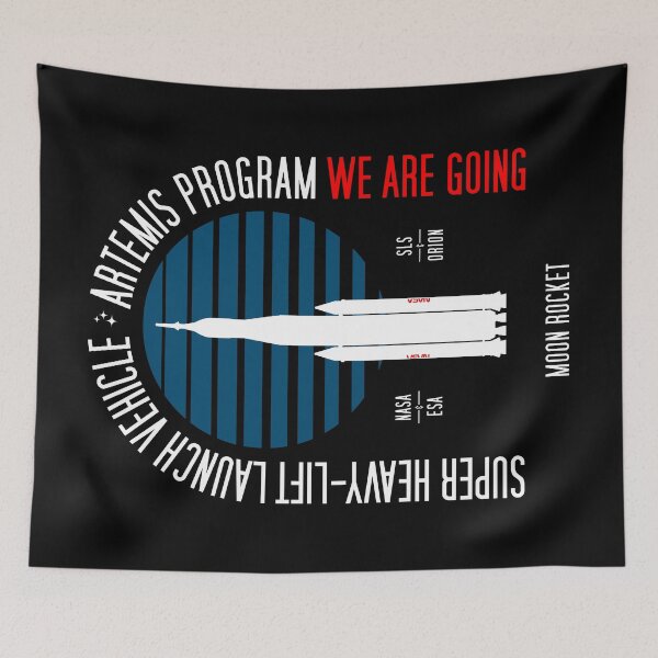 Item preview, Artemis Program. We Are Going. SLS & Orion (Washed and Worn) designed and sold by BGALAXY.