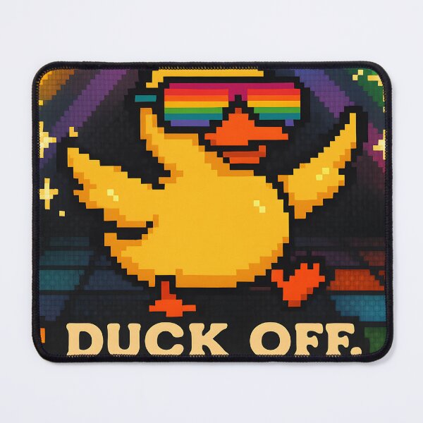 Item preview, Funny Dancing Duck Pixel Art designed and sold by SassyArtistry.