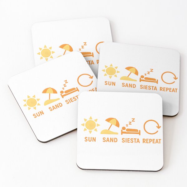 Item preview, Sun, Sand, Siesta, Repeat designed and sold by Uglyandcute.