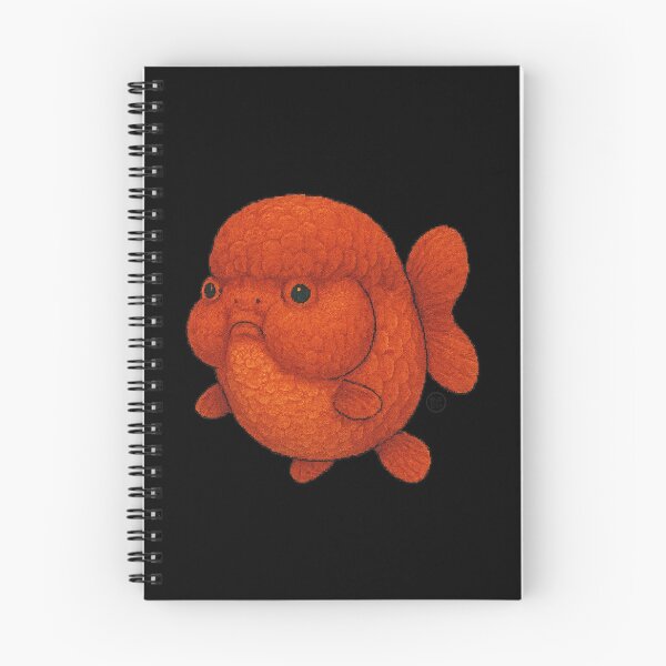 Item preview, Goldfish - Pixel Art - 8bit graphics 16bit graphics - Retro Fish Art - Fat Oranda designed and sold by Kabuji Store.