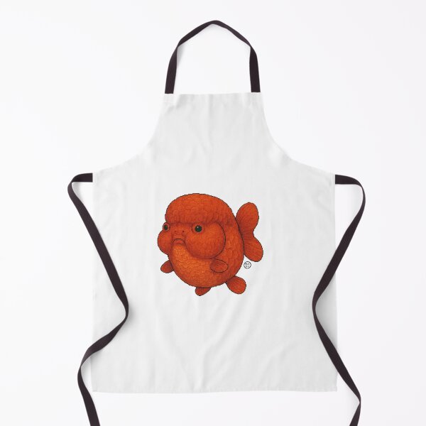 Item preview, Goldfish - Pixel Art - 8bit graphics 16bit graphics - Retro Fish Art - Fat Oranda designed and sold by Kabuji Store.