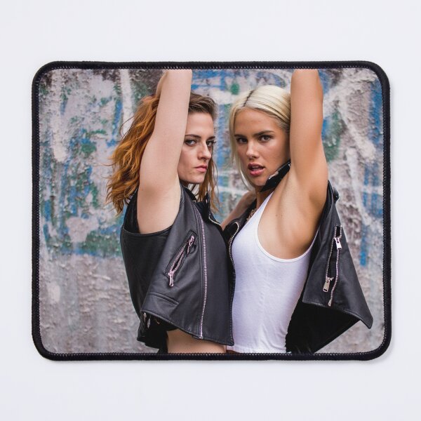 Item preview, Two models posing with their arms up showing armpits Grunge street photography designed and sold by Vintage Designs +.