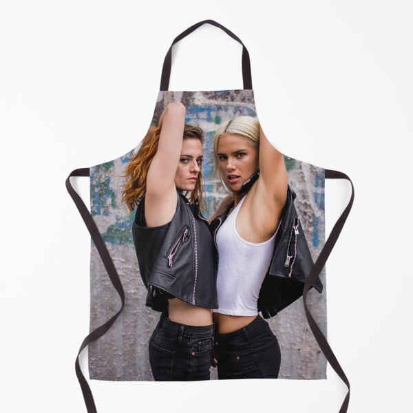 Item preview, Two models posing with their arms up showing armpits Grunge street photography designed and sold by Vintage Designs +.
