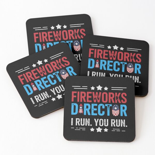 Item preview, Fireworks Director I Run You Run Funny 4th Of July designed and sold by BakeryDozen.