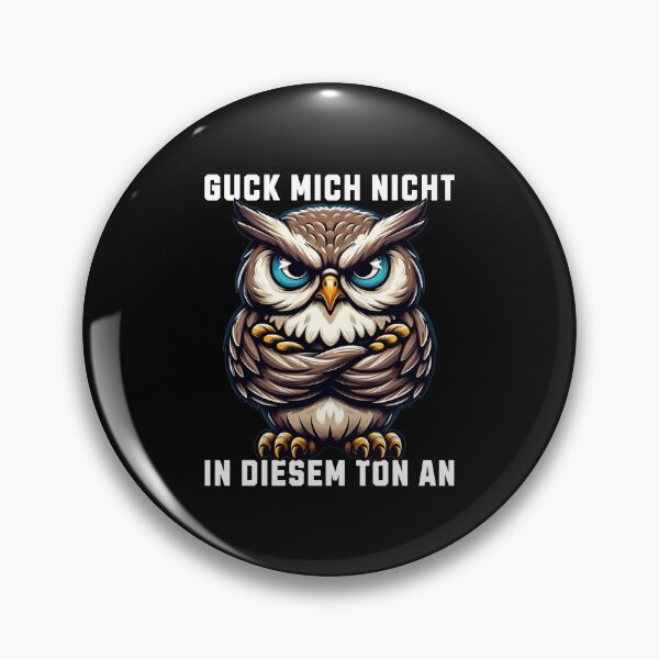 Item preview, Don't look at me in that tone! Grumpy Owl designed and sold by MEMES-GER.