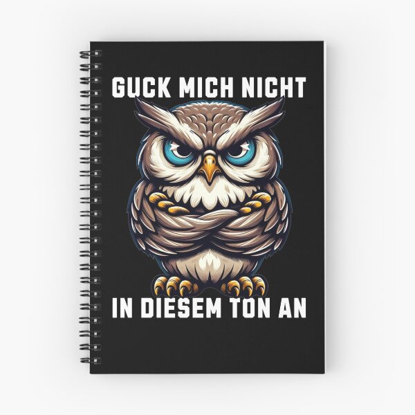 Item preview, Don't look at me in that tone! Grumpy Owl designed and sold by MEMES-GER.