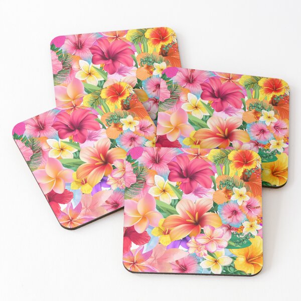 Item preview, An array of Tropical flowers designed and sold by Fantacaroo Designs.