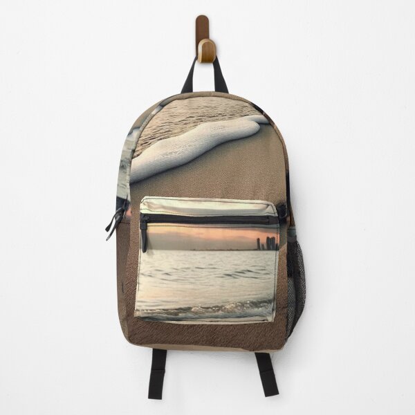Item preview, Footprints in Sand – No Person Visible Minimalist Beach Art designed and sold by ashokreddy343.
