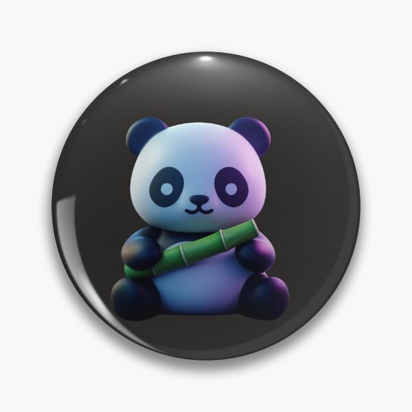 Item preview, 3D Holographic Panda - Futuristic Gradient Art Design designed and sold by  Oddimals.