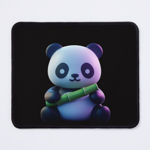 Item preview, 3D Holographic Panda - Futuristic Gradient Art Design designed and sold by  Oddimals.