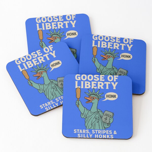 Item preview, Goose of Liberty – Stars, Stripes, and Silly Honks Design designed and sold by ScissortailOKC.