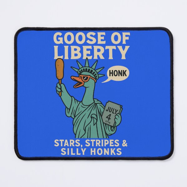 Item preview, Goose of Liberty – Stars, Stripes, and Silly Honks Design designed and sold by ScissortailOKC.