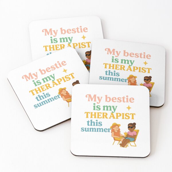 Item preview, My Bestie Is My Therapist This Summer – Funny Friendship Quote designed and sold by ALITOPRINCE.