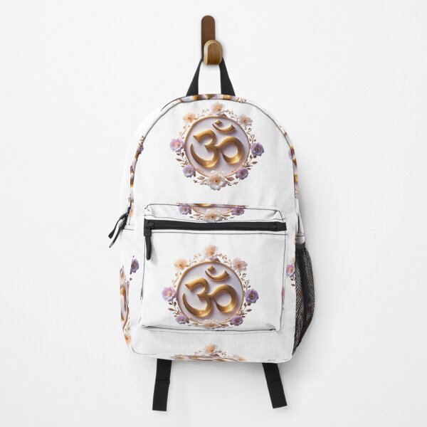 Item preview, Golden Om in Bloom – Sacred Peace in Every Detail designed and sold by EightMustangs.