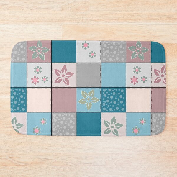 Item preview, Lazy patchwork sewing from colorful patches with stitching designed and sold by fuzzyfox.