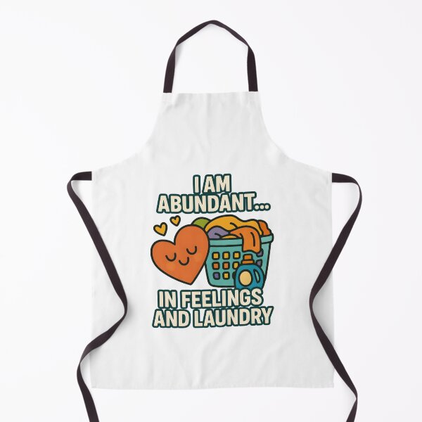 Item preview, Abundant in Feelings and Laundry – Whimsical Self-Care Humor designed and sold by inkNext.