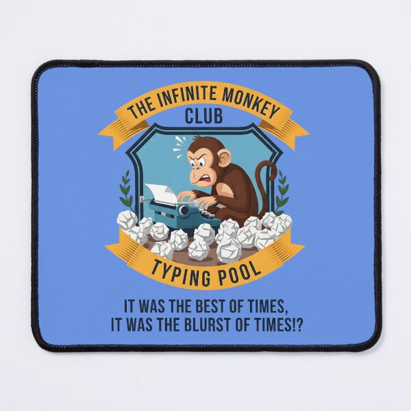 Item preview, The Infinite Monkey Club designed and sold by CatsAreFamous.