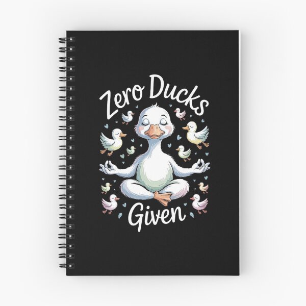 Item preview, Zero Ducks Given: Cute Meditating Duck Design for Relaxation Vibes designed and sold by love3617.