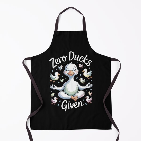 Item preview, Zero Ducks Given: Cute Meditating Duck Design for Relaxation Vibes designed and sold by love3617.