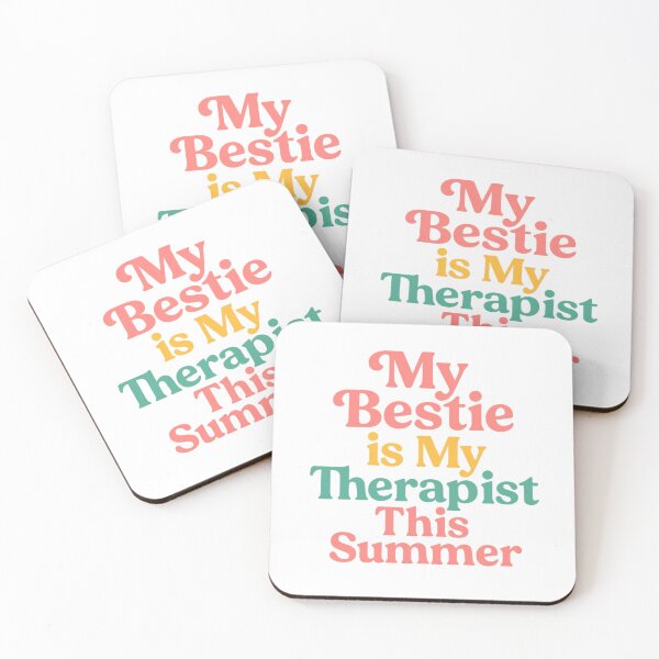 Item preview, My Bestie Is My Therapist This Summer – Funny Friendship Quote designed and sold by ALITOPRINCE.