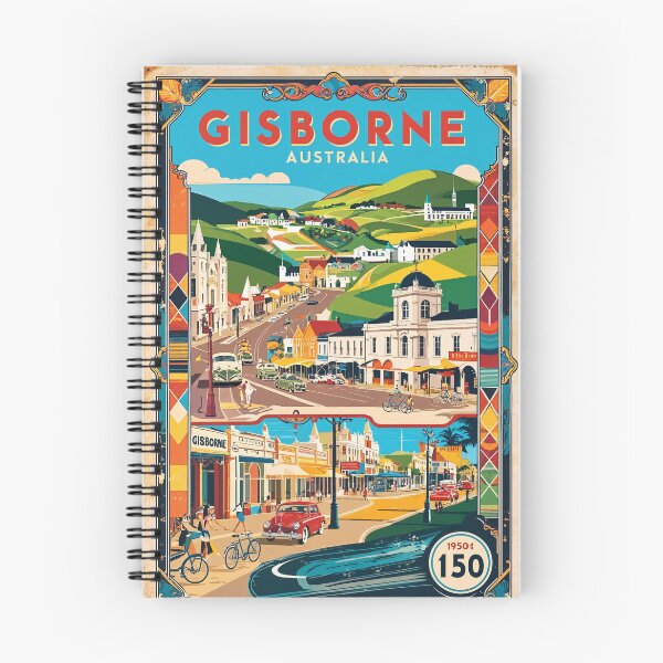Item preview, Gisborne Australia Vintage Travel Tourism 2 designed and sold by TravelersGems.