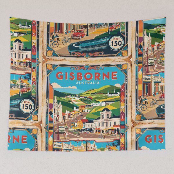 Item preview, Gisborne Australia Vintage Travel Tourism 2 designed and sold by TravelersGems.