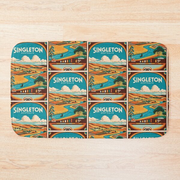 Item preview, Singleton Australia Vintage Travel Tourism designed and sold by TravelersGems.