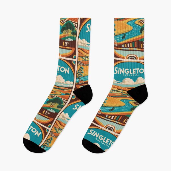 Item preview, Singleton Australia Vintage Travel Tourism designed and sold by TravelersGems.
