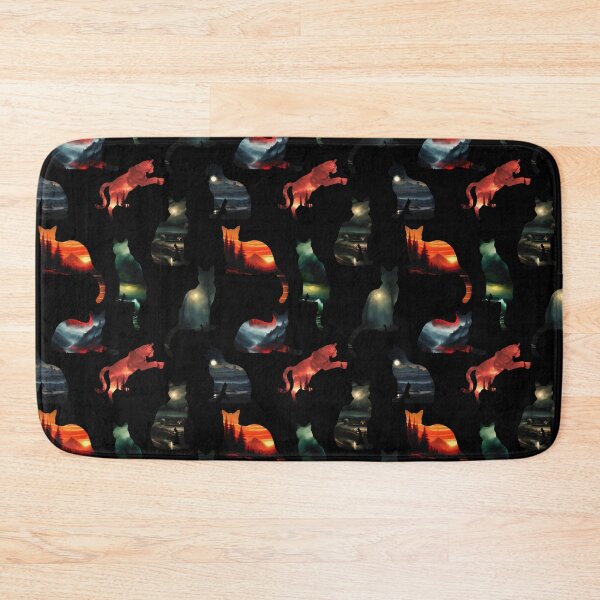 Item preview, Cat Silhouettes Filled with Landscapes | Cat Art designed and sold by UnhingedBird.
