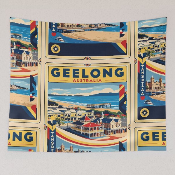 Item preview, Geelong Australia Vintage Travel Tourism designed and sold by TravelersGems.