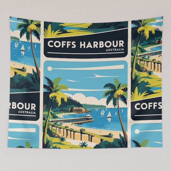 Item preview, Coffs Harbour Australia Vintage Travel Tourism 2 designed and sold by TravelersGems.