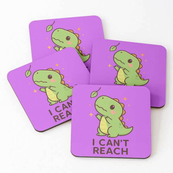 Item preview, I Can’t Reach – Funny Kawaii T-Rex Dinosaur Design designed and sold by Rothnaric.