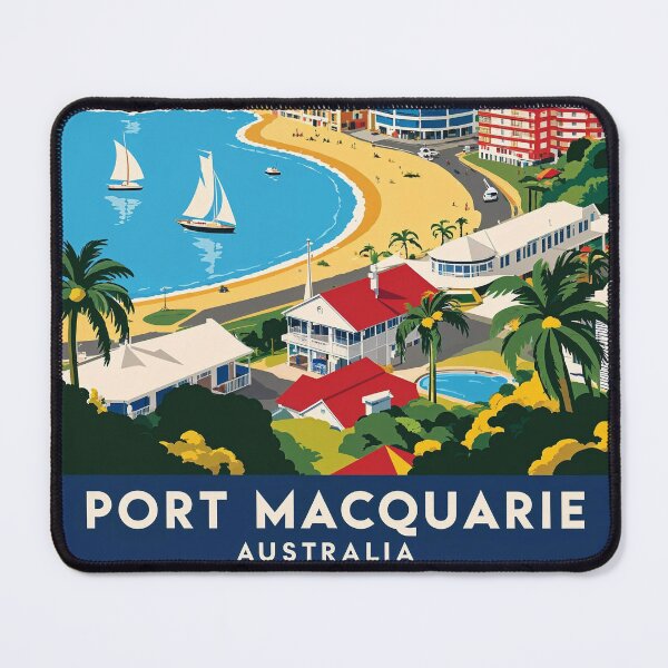 Item preview, Port Macquarie Australia Vintage Travel Tourism designed and sold by TravelersGems.