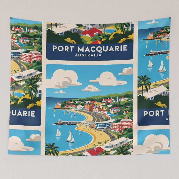 Item preview, Port Macquarie Australia Vintage Travel Tourism designed and sold by TravelersGems.