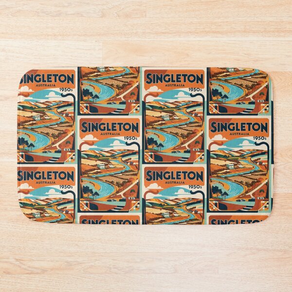 Item preview, Singleton Australia Vintage Travel Tourism 2 designed and sold by TravelersGems.
