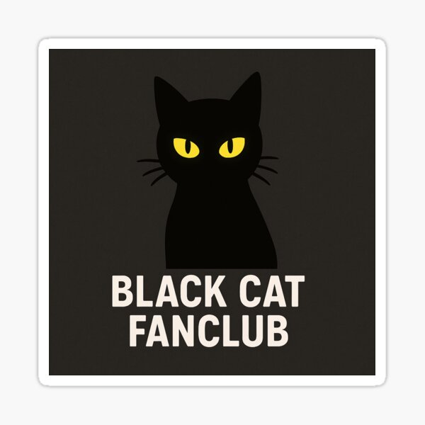 Item preview, Black Cat Fan Club designed and sold by LilithsDesires.