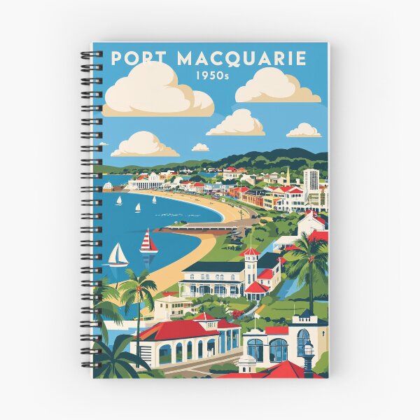 Item preview, Port Macquarie Australia Vintage Travel Tourism designed and sold by TravelersGems.